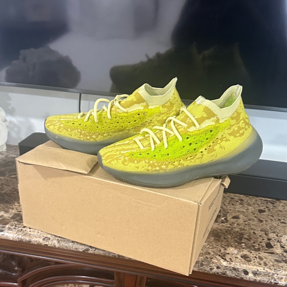 Yeezy Lime Green Sneakers